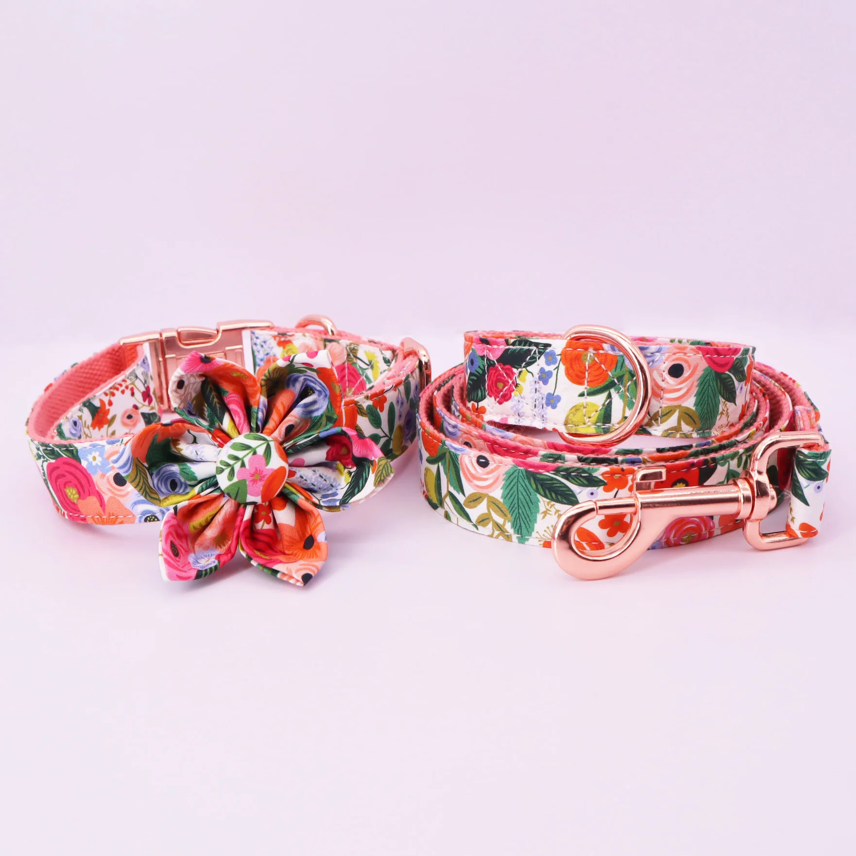 Classic Floral Dog Harness and Leash Set | PetPal365