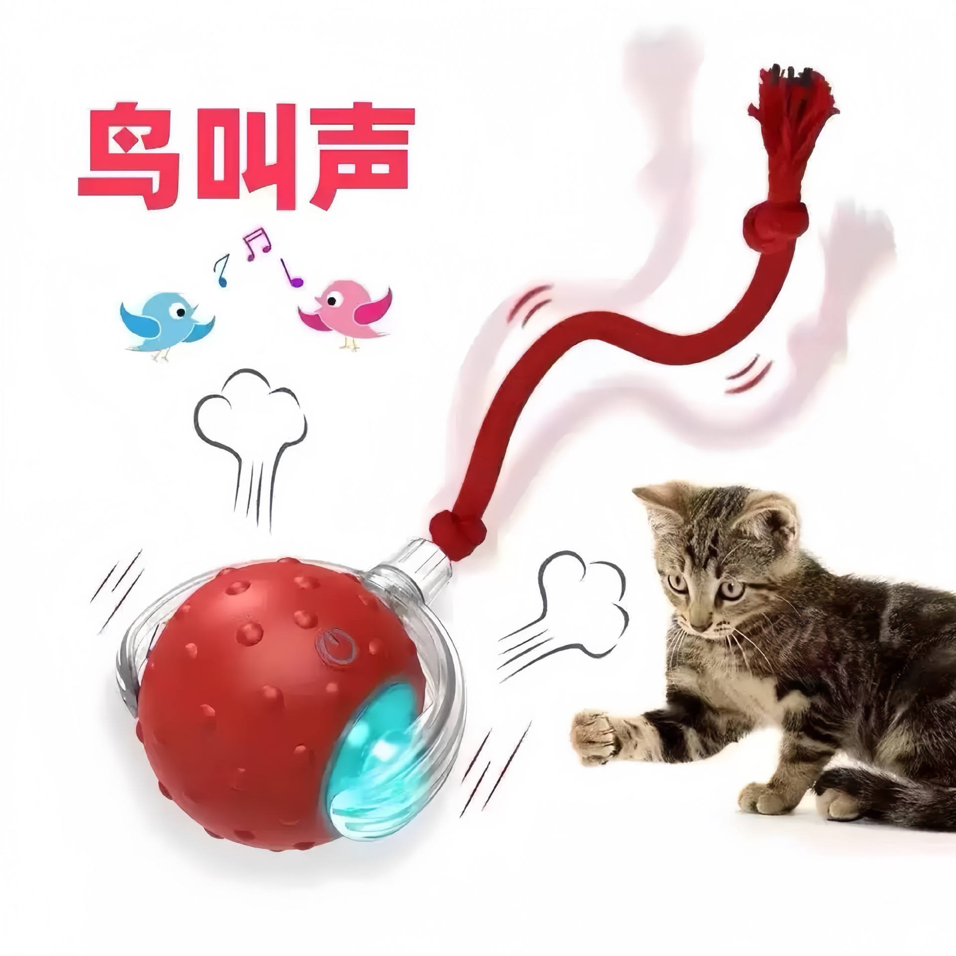 Interactive Cat Teaser Ball Toy | PetPal365