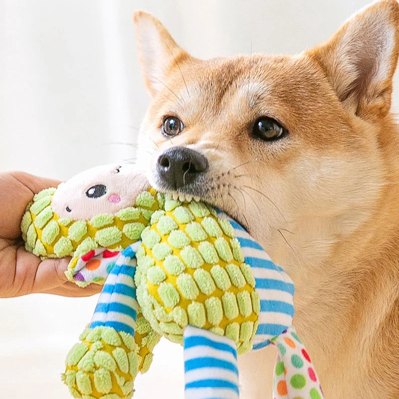 Interactive Squeaky Plush Pet Toy | PetPal365
