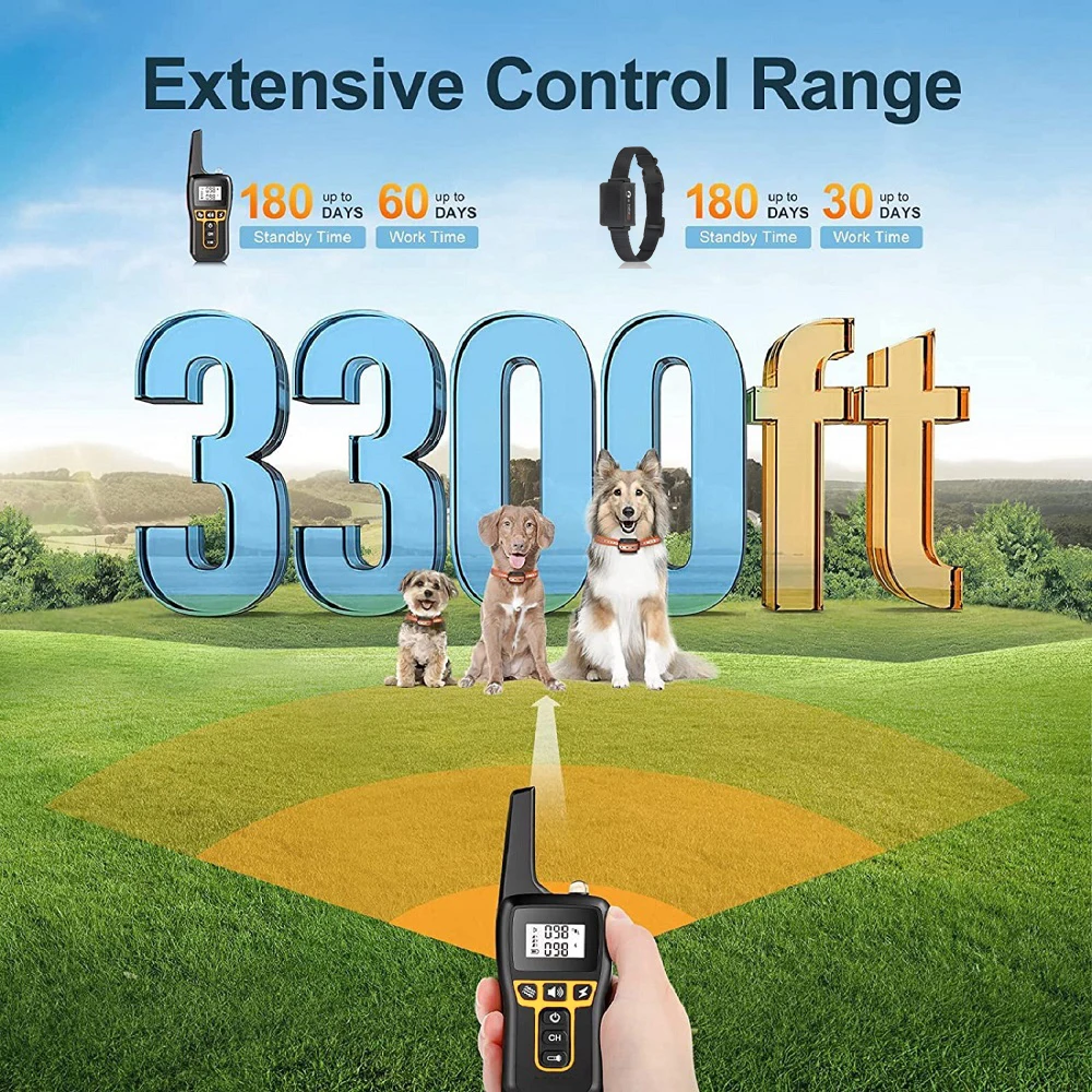 Dog Training Shock Collar with Remote 1000M | PetPal365