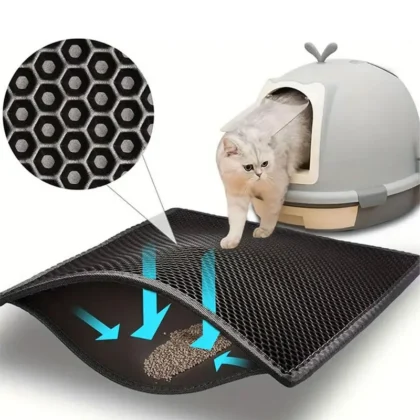 Cat Litter Mat Double Layer Pet | PetPal365