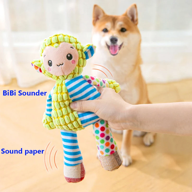 Interactive Squeaky Plush Pet Toy | PetPal365