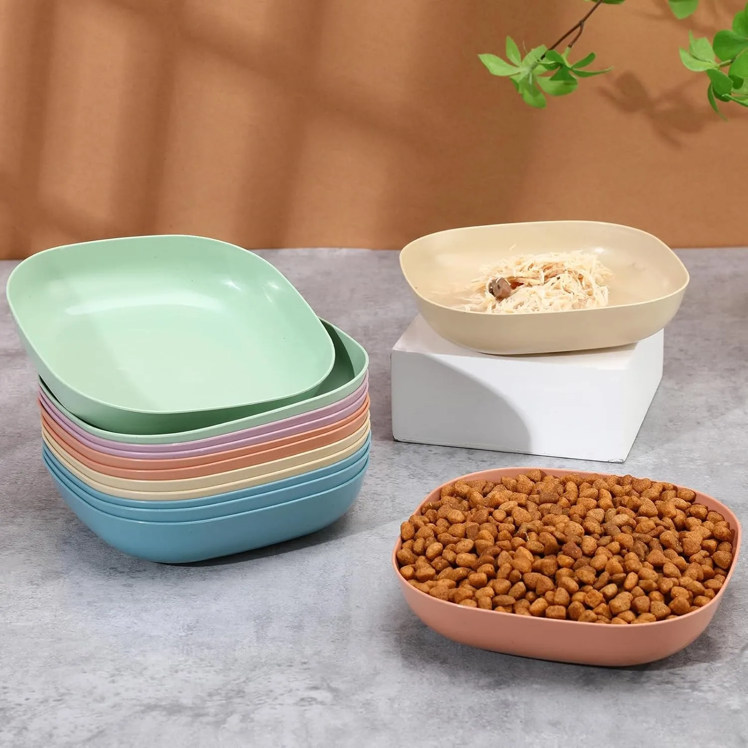 Non-Slip Cat Bowl Set (10-20 Pack) | PetPal365