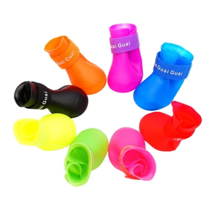 Waterproof Pet Rain Shoes (4 Pack) | PetPal365