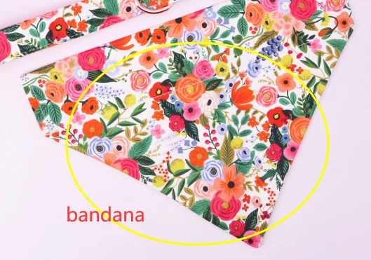 Classic Floral Dog Harness and Leash Set | PetPal365