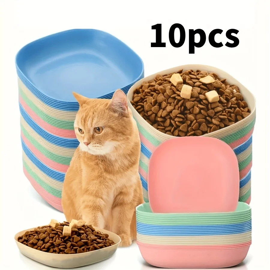 Non-Slip Cat Bowl Set (10-20 Pack) | PetPal365