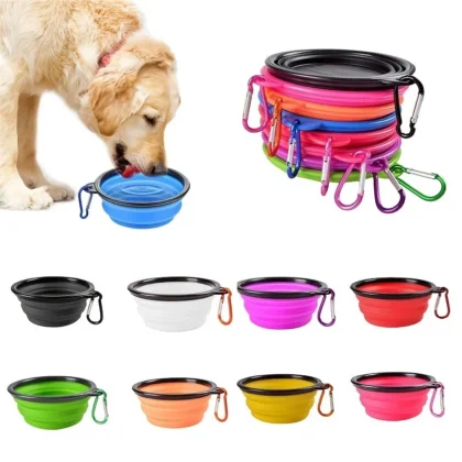 Collapsible Silicone Pet Food Bowl | PetPal365