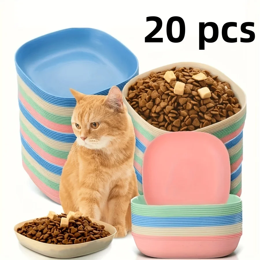 Non-Slip Cat Bowl Set (10-20 Pack) | PetPal365