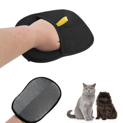 Pet Hair Removal Grooming Gloves (Double-Sided) | PetPal365