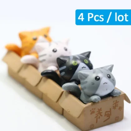 Kawaii Mini Cat Ornament Garden Kitten