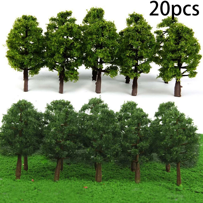 20Pcs 7cm Model Trees Micro Landscape