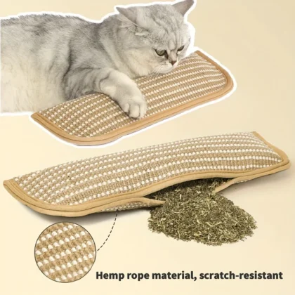 Durable Cat Toy Pillow and Scratching