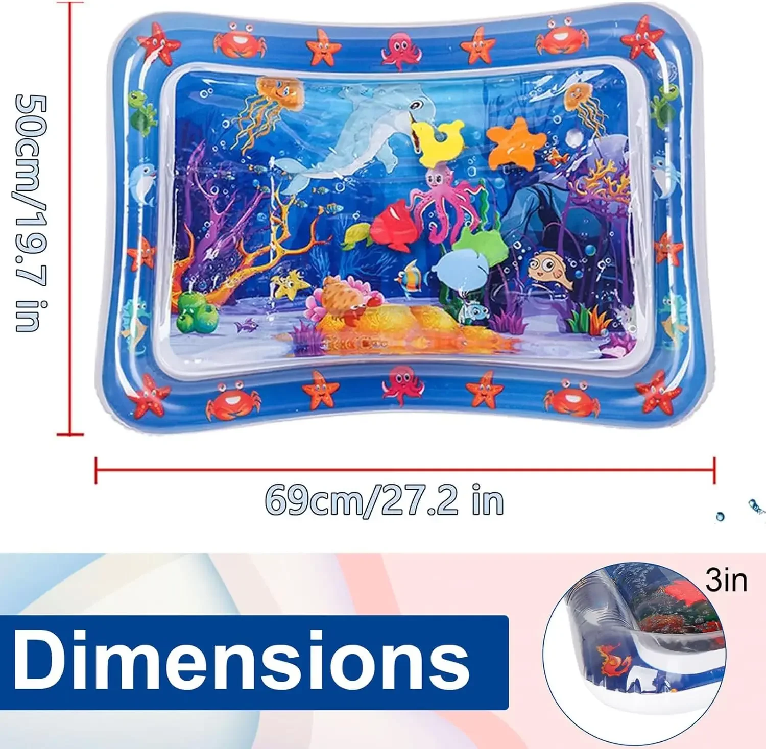 Water Sensory Play Mat Thickened Inflatable - Image 6