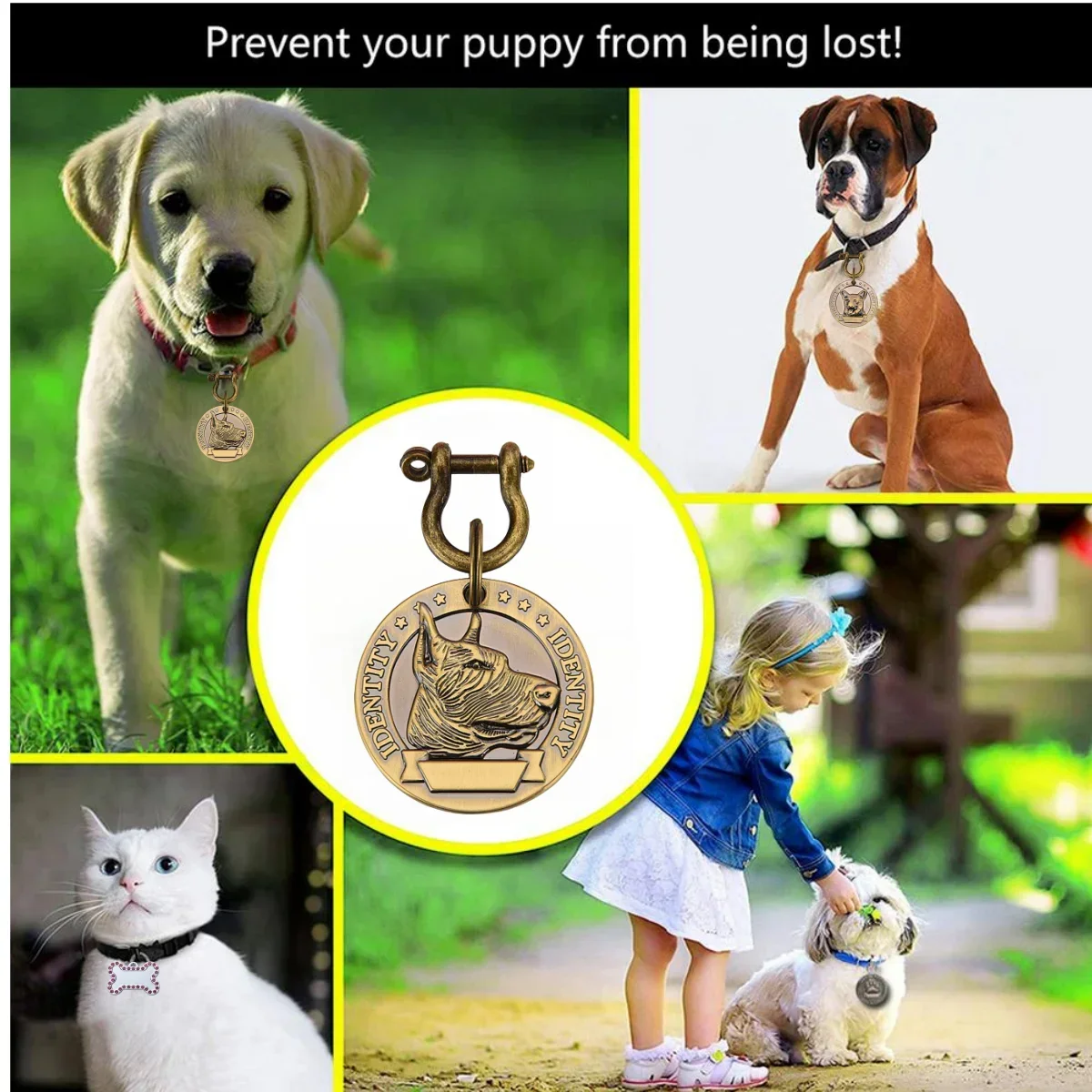VIP Pets ID Tag Customizable Engraved | PetPal365