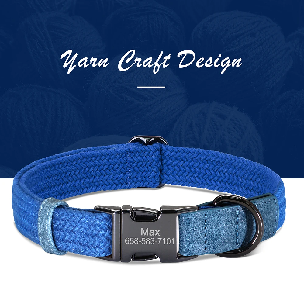 Custom Dog Collar Dog Durable Nylon - Image 9