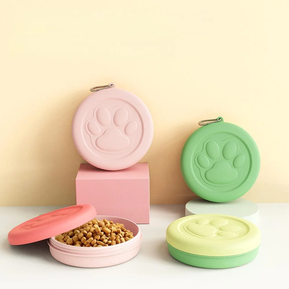 Portable Outdoor Pet Bowl: 2-in-1 Travel