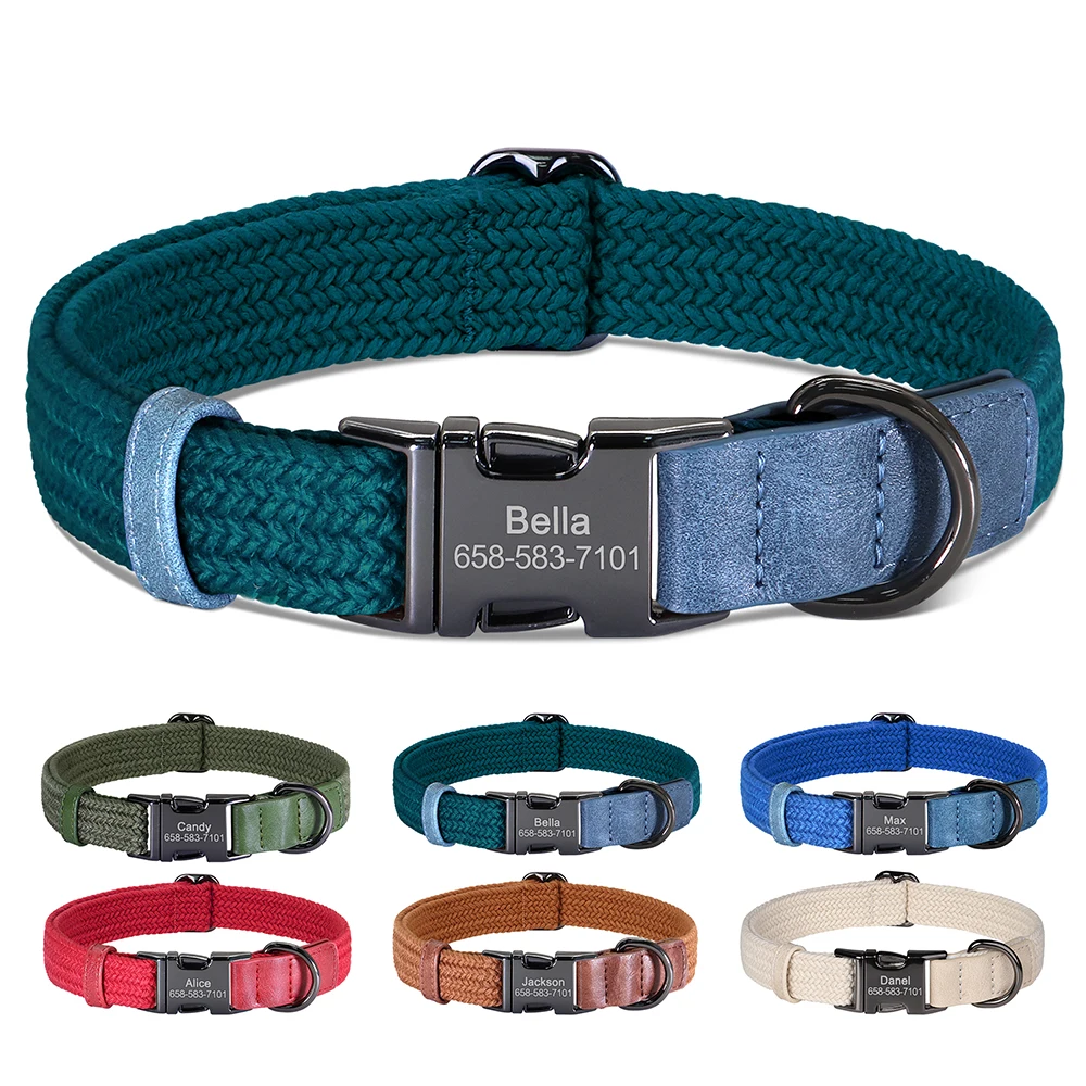 Custom Dog Collar Dog Durable Nylon