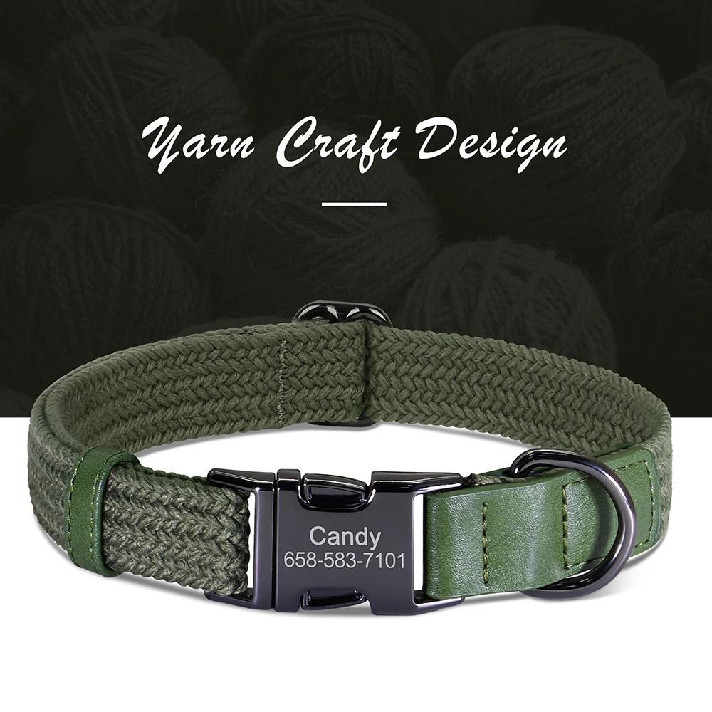 Custom Dog Collar Dog Durable Nylon - Image 7