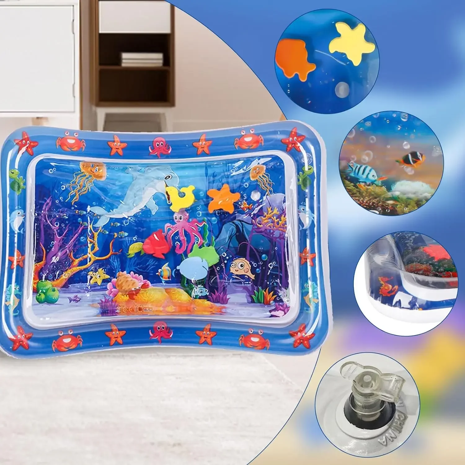 Water Sensory Play Mat Thickened Inflatable - Image 3