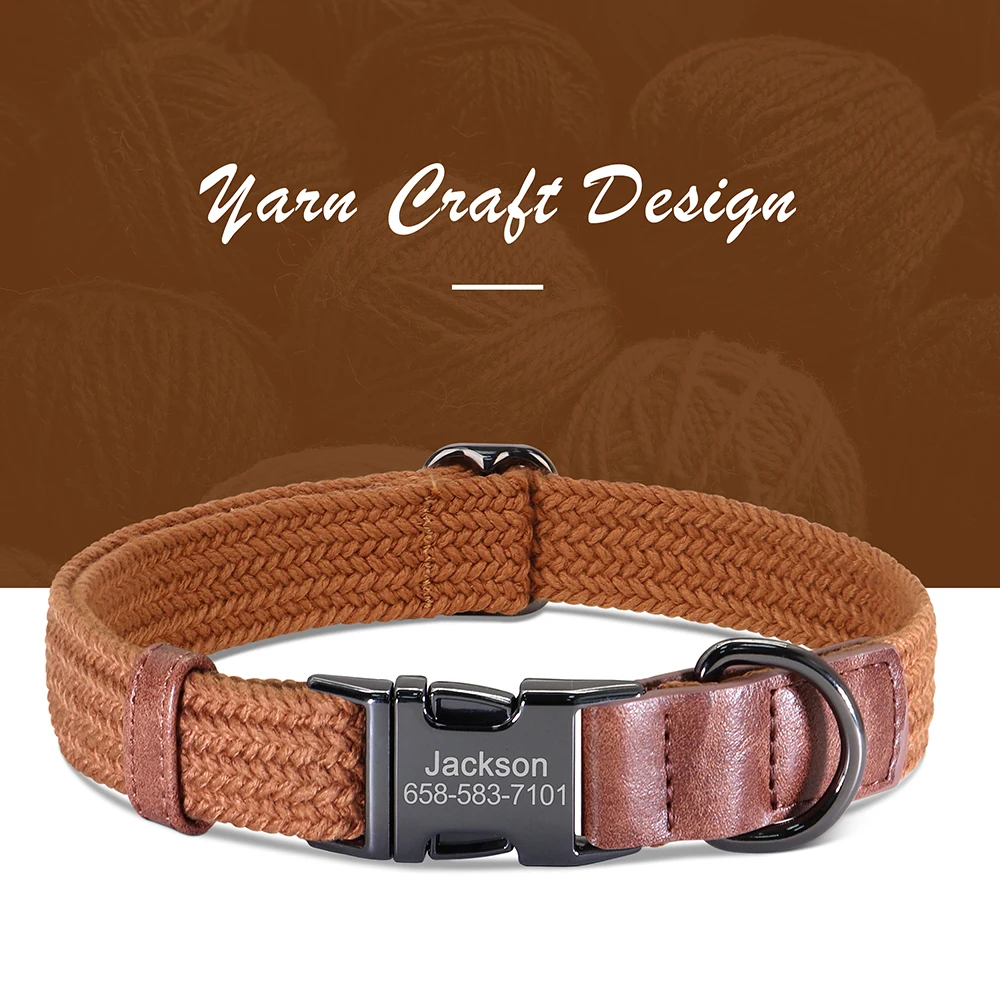 Custom Dog Collar Dog Durable Nylon - Image 4