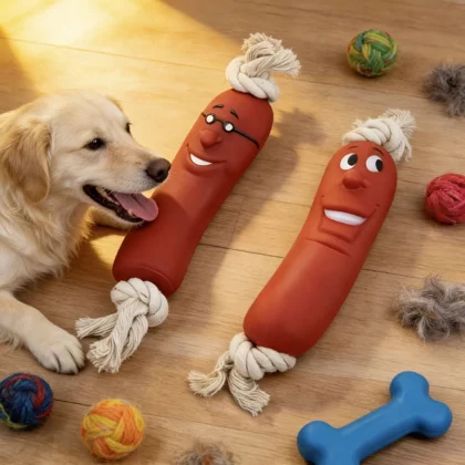 Dog Sausage Chew Toy
