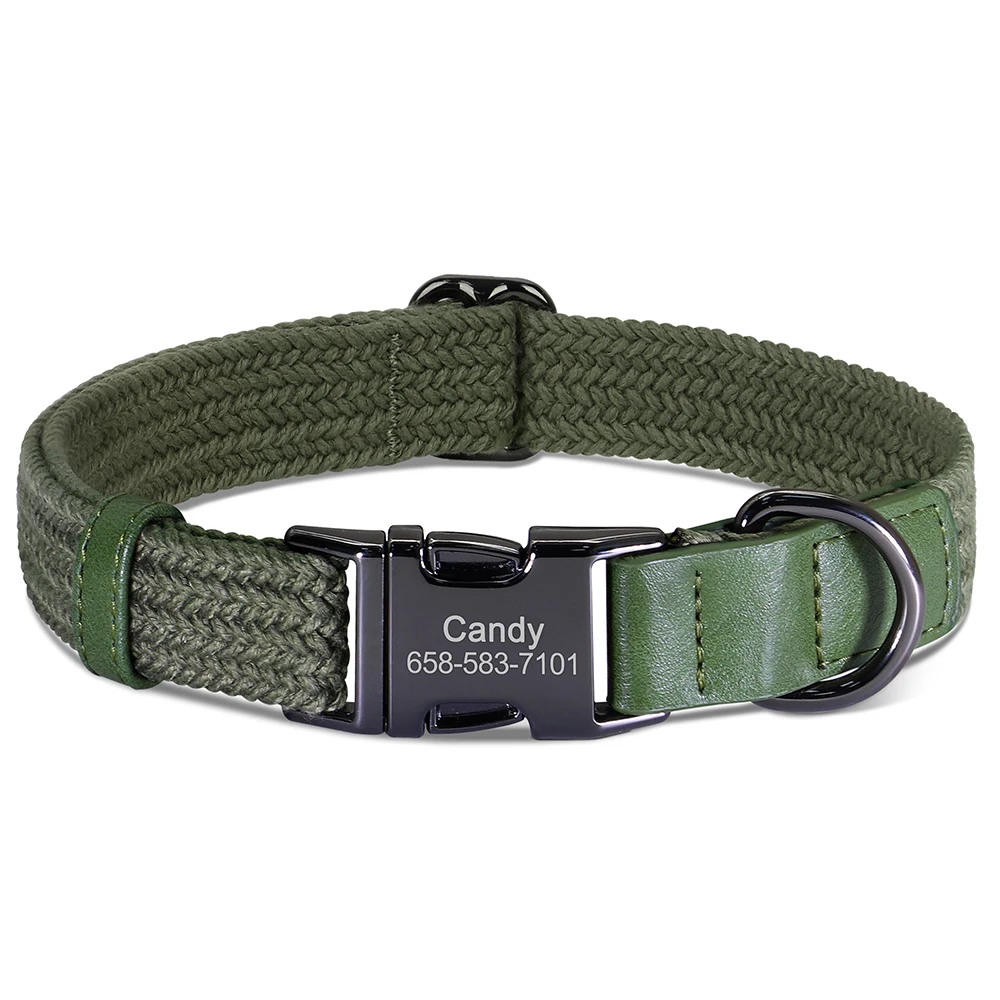 Custom Dog Collar Dog Durable Nylon - Image 2