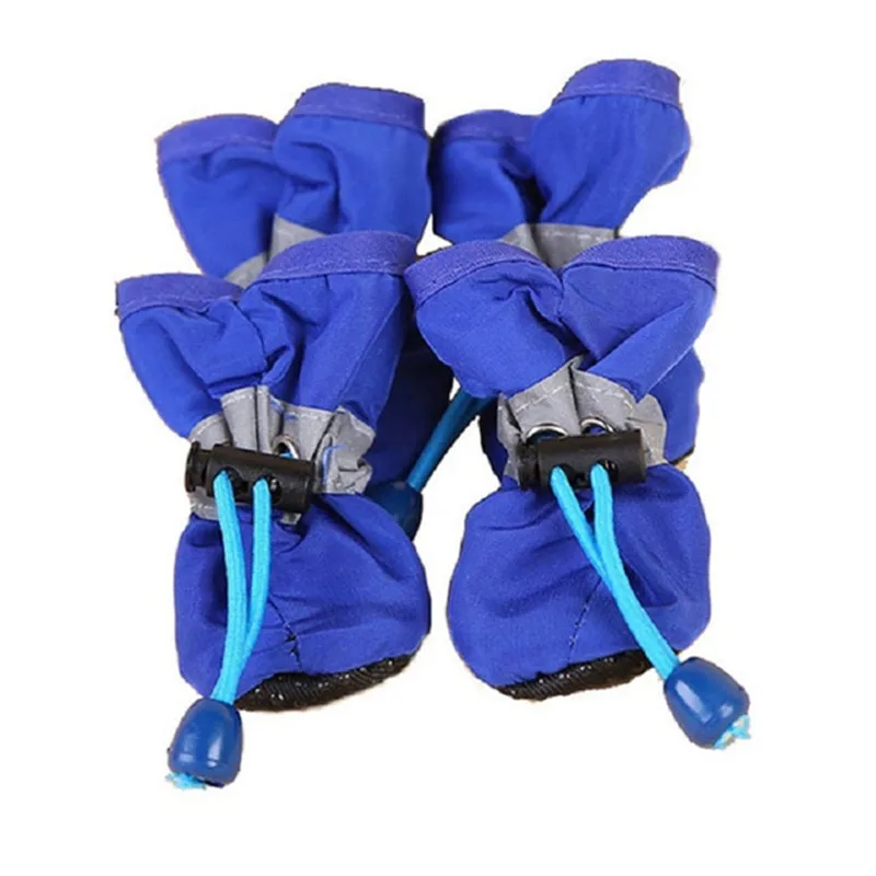 4pcs/set Waterproof Pet Dog Shoes Anti-slip - Image 9