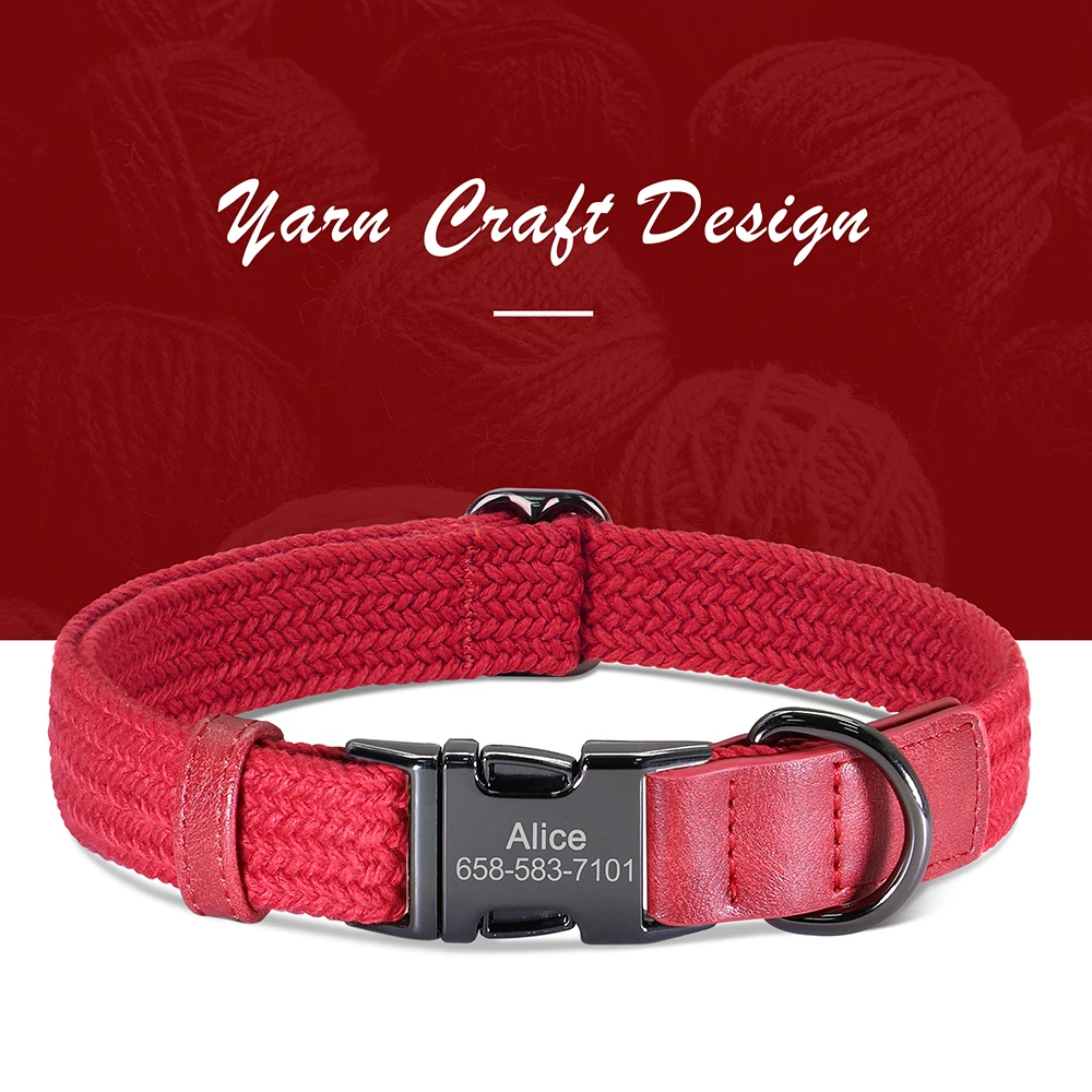 Custom Dog Collar Dog Durable Nylon - Image 8