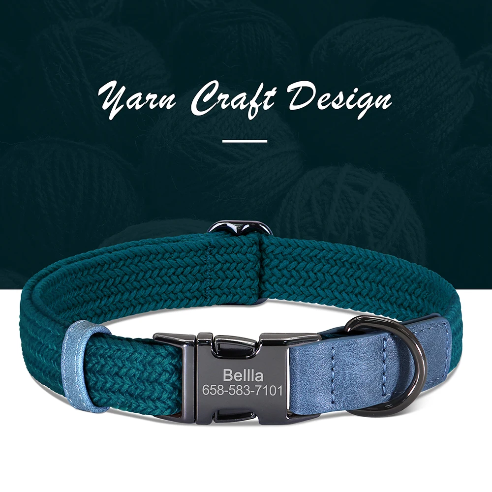Custom Dog Collar Dog Durable Nylon - Image 11
