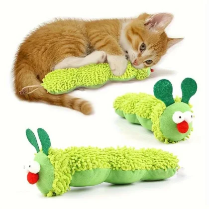 Cat Chew Toys Caterpillar Catnip Molar
