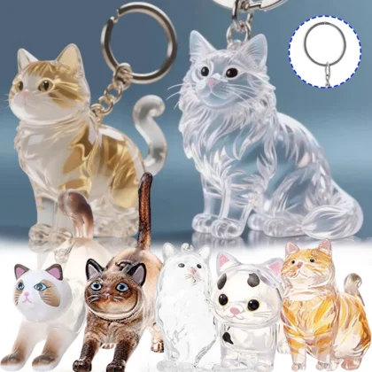 New Cat Hair Storage Keychain Bag